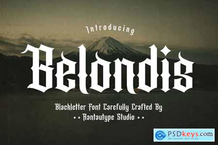 Belondis Blackletter Font