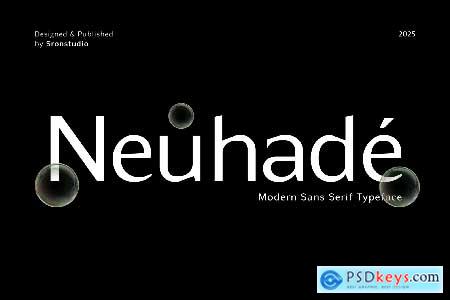 Neuhade - Modern Logo Font