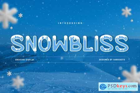 Snowbliss Creative Display Font