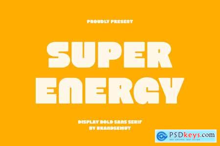 Super Energy - Bold Display Sans