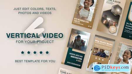 Golden Education Reels - Emerald Luxury Vertical Promo 56794380