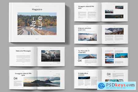 Nature Magazine Template Landscape