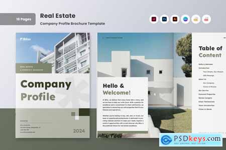 Modern Real Estate Company Profile Brochure