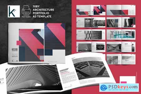 70By Architecture Portfolio A3 Template