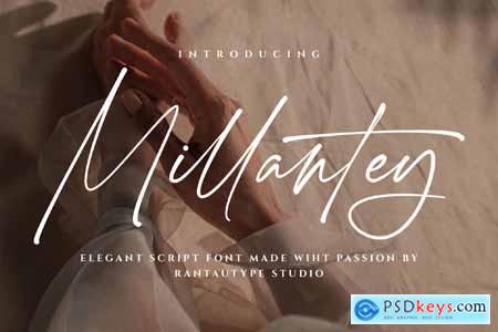 Millantey Elegant Script Font