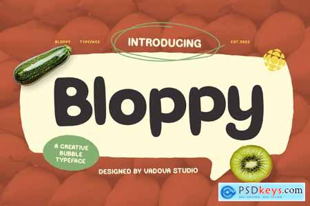 Bloppy Creative Bubble Font