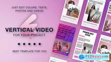 Pink Vertical Promo Reels 56837386