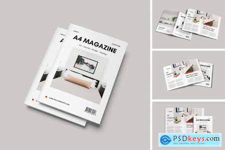 A4 Magazine Mockup