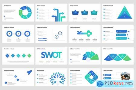 Company Project Status Infographics Solutions