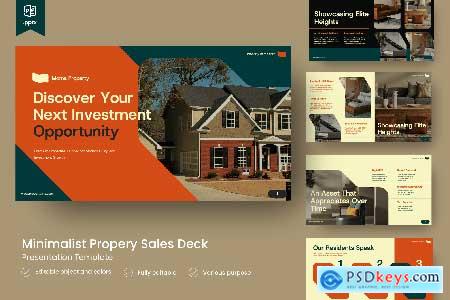 PPT Property Sales Deck Presentation Template