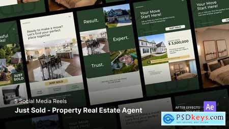 Social Media Reels - Just Sold Property Real Estate Agent After Effects Project Files 56857703