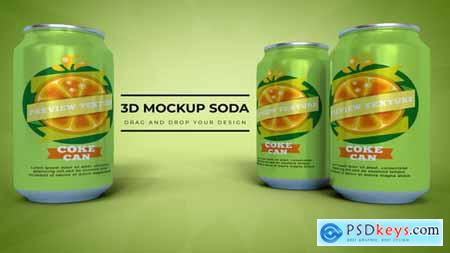 3D Mockup Soda Can 56856640