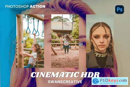 Cinematic HDR Photoshop Action