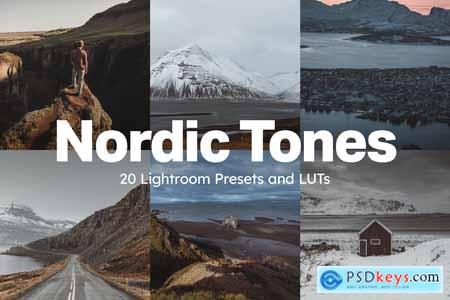 20 Nordic Tones Lightroom Presets and LUTs