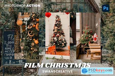 Film Christmas Photoshop Action