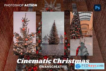 Cinematic Christmas Photoshop Action