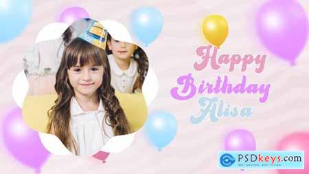 Happy Birthday Alisa Postel Color(Mogrt) 56904189