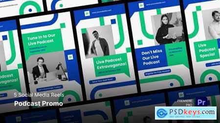 Social Media Reels - Podcast Promo Premiere Pro Templates 56923669