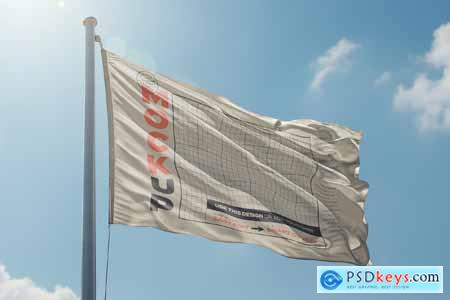 Realistic Waving Flags Mockups