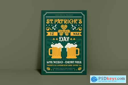 St Patrick's Day Flyer AXTHD86