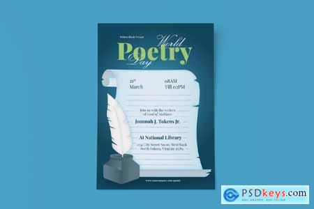 World Poetry Day Flyers