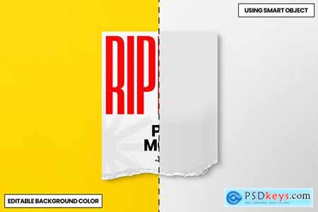 Ripped Paper Mockup