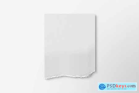 Ripped Paper Mockup