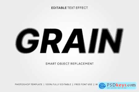 Grain Blur Text Effect