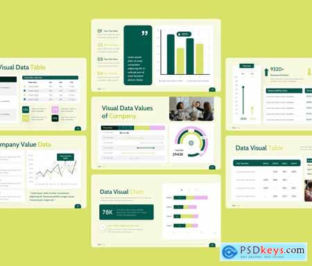 Data Visual PowerPoint Presentation Template