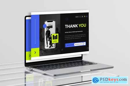 Gladpad Planner Mobile App Powerpoint Template