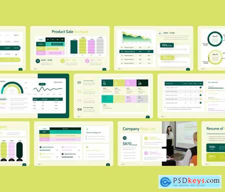 Data Visual PowerPoint Presentation Template