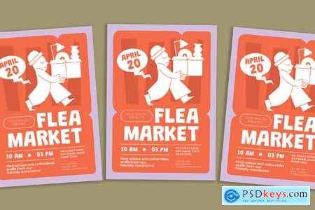 Modern Flea Market Flyer