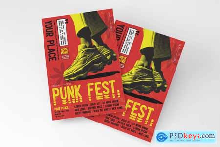 Punk Music Festival Flyer