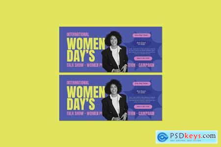 Women Day Talk Show Ticket