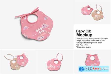 Baby Bib Mockup