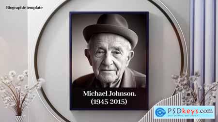 Funeral Memorial Biography 57016011