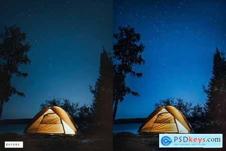 15 Cinematic Camping Lightroom Presets