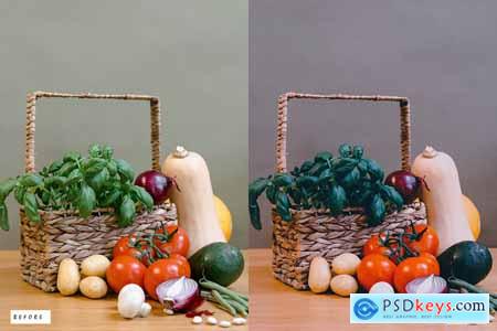 Organic Food Lightroom Presets