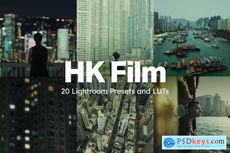 20 HK Film Lightroom Presets and LUTs