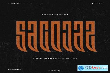 Sacojaz - Blackletter & Gothic Font