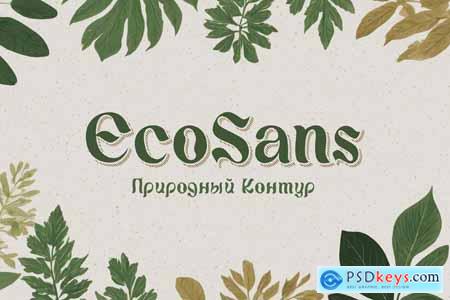 EcoSans  Minimalist Nature Font