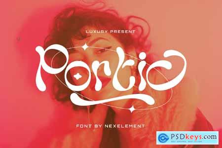 Portic - Aesthetic Font