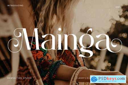 Mainga Luxury Classy Font