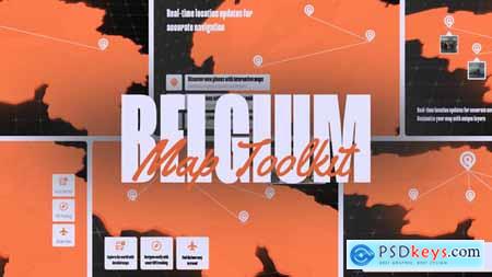 Belgium Map Toolkit 57061901