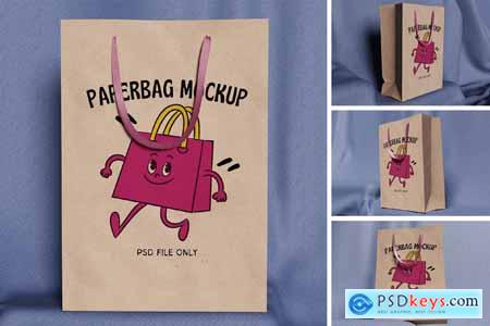 Paper Bag Mockup KX9PL36