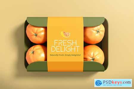 Fruit Box Package Mockup