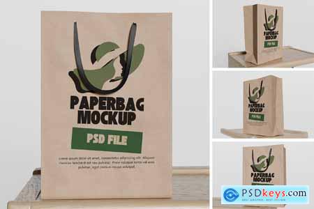 Paper Bag Mockup 74YKSYD