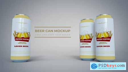 3D Mockup Beer Can 57095004