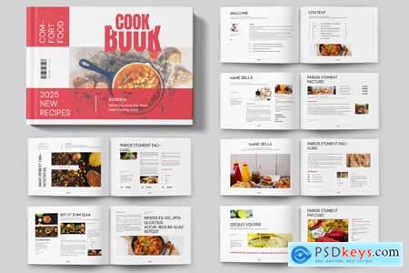 Cook Book Template Landscape