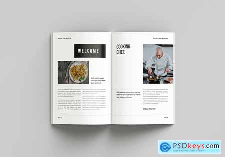 Food Magazine Template